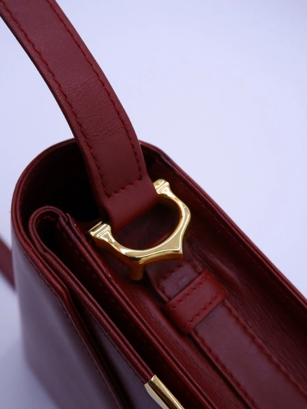 Vintage Must de Cartier Bordeaux Envelope — 1990s - Picture 14 of 15